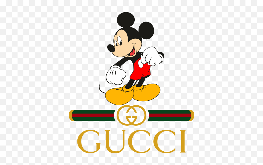 Gucci Mickey Mouse Logo Svg - Mickey Png Emoji,Mickey Logo