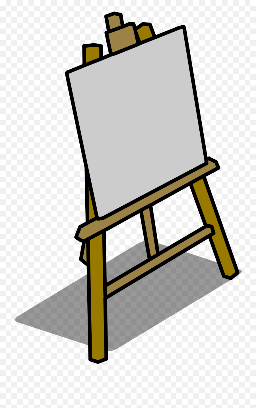 White Board Easel Png Photo Png Mart - Painting Easel Transparent Clip Art Emoji,White Board Clipart