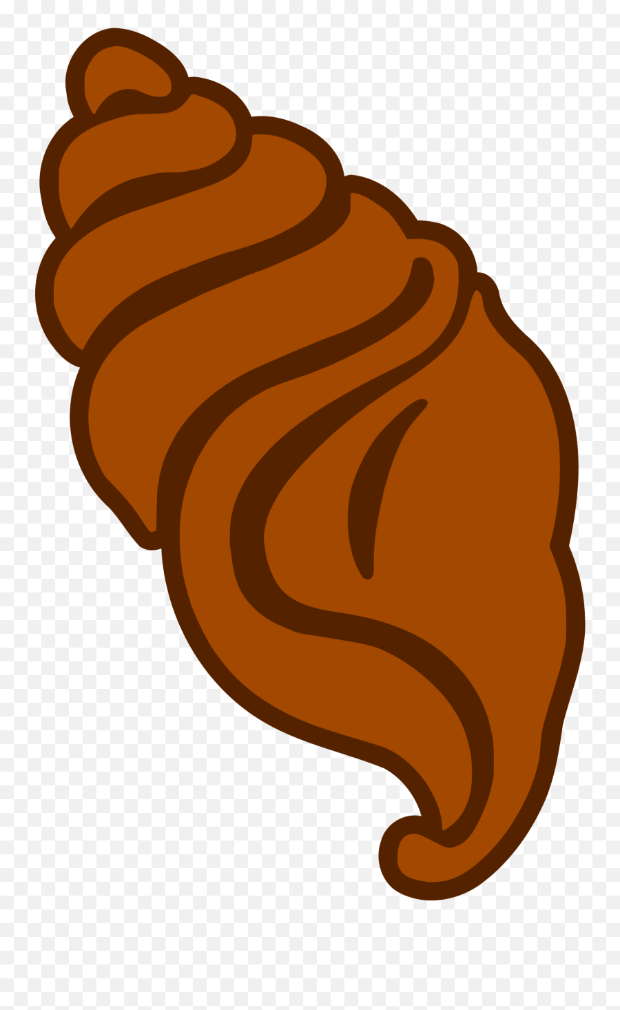Big Image Png - Brown Seashell Clipart Png Emoji,Seashell Clipart
