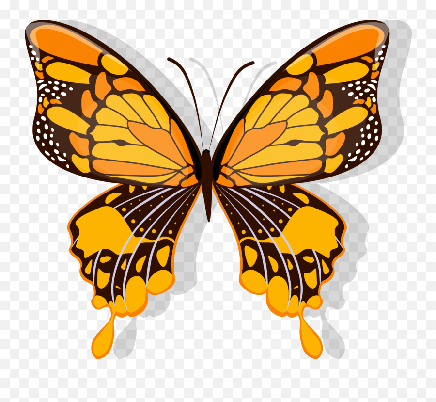 Monarch Butterfly Clipart Emoji,Monarch Clipart