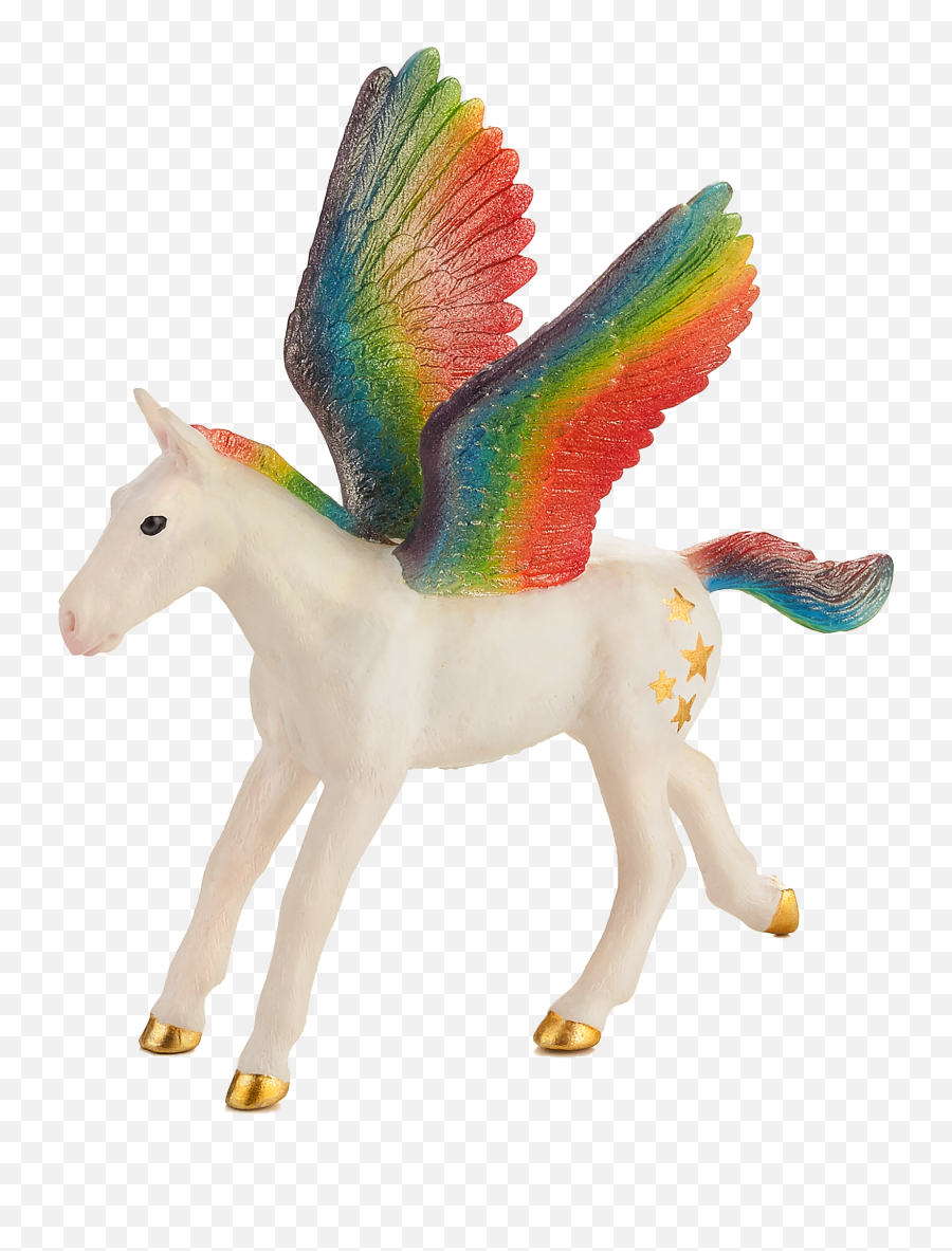 Rainbow Pegasus Baby Mojo Emoji,Winged Horse Logo