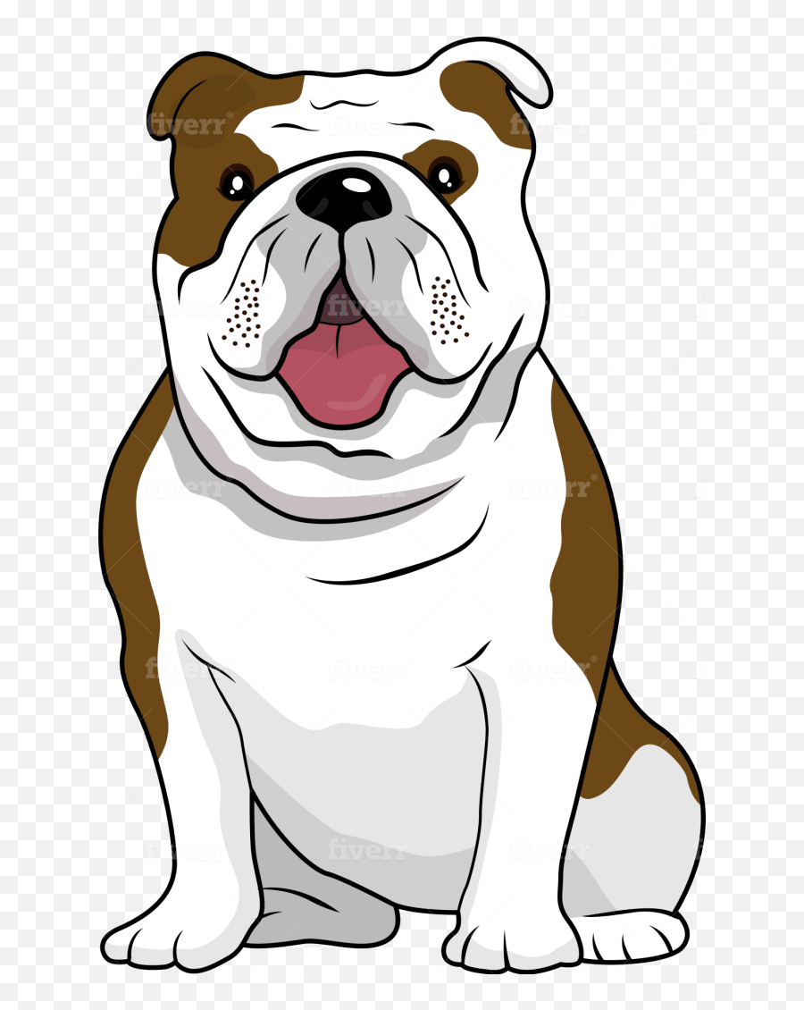 Australian Bulldog Clipart - Full Size Clipart 5759171 Emoji,English Bulldog Clipart