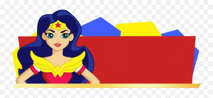 Transparent Dc Superhero Girls Clipart - Wonder Woman Super Emoji,Superhero Girl Clipart