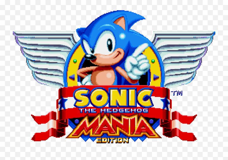 Sonic 1 Mania Edition Logo - Album On Imgur Emoji,Sonic The Hedgehog Logo Font