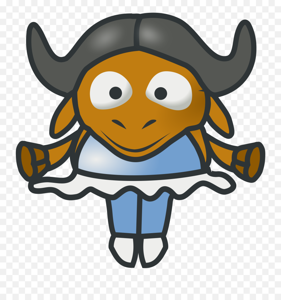 African Buffalo Girl Clipart Free Image - Cartoon Water Buffalo Girl Emoji,Buffalo Clipart