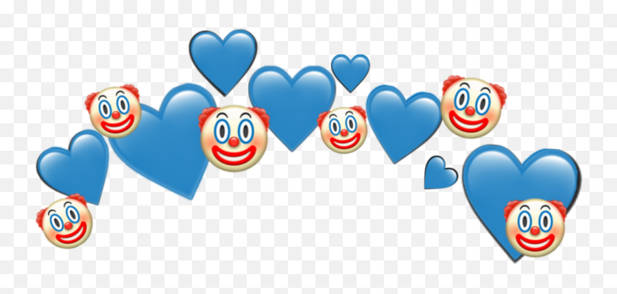 Heartjoon Clown Crown Sticker - Clown Emoji Crown Png,Clown Emoji Png