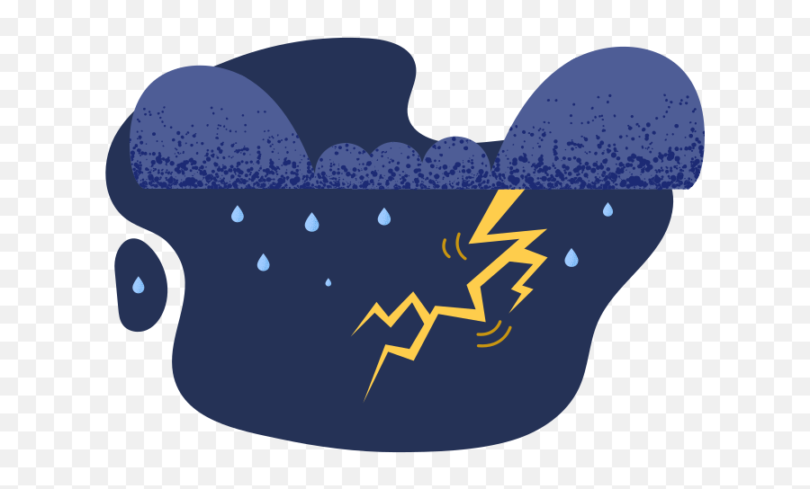 Background Vector Illustrations In Pale Style Emoji,Thunderstorm Clipart