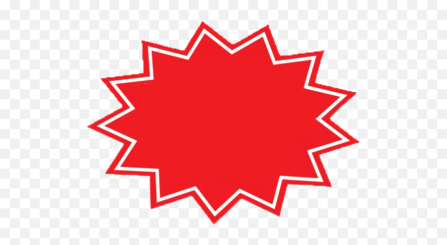 Red Starburst Png - Certificado De Garantia Logo Emoji,Starburst Clipart