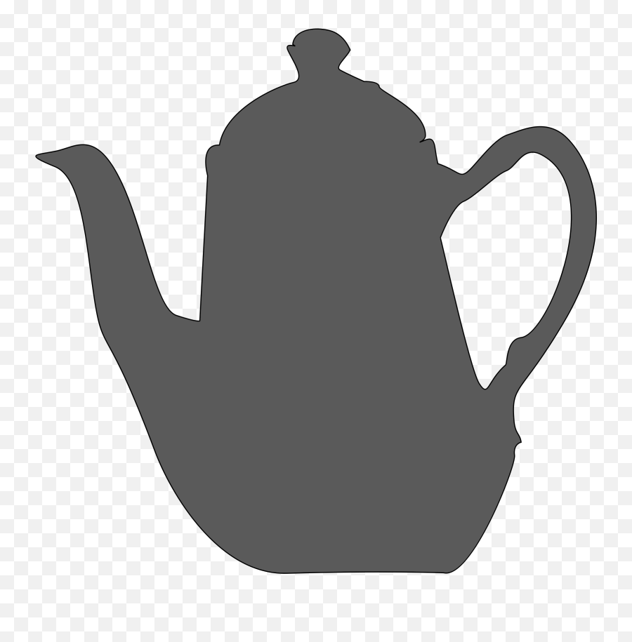 Teapot White Tea Cup Black Tea - Tea Pot Silhouette Png Emoji,Tea Pot Png