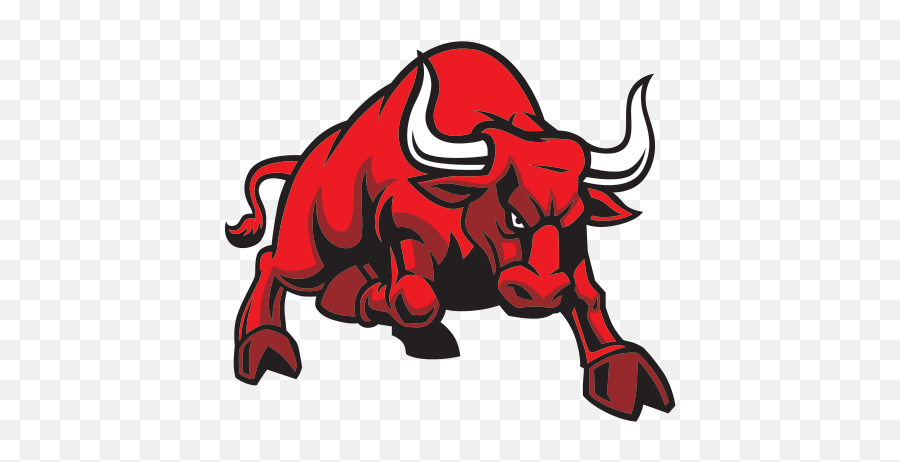 Charging Bull Clip Art - Stickers Red Bull Png Download Chicago Bulls Logo Png Emoji,Bull Clipart