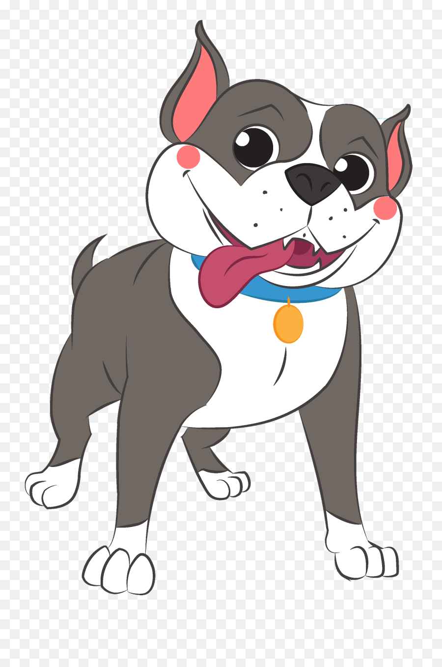 Pitbull Clipart - Pit Bull Clip Art Png Emoji,Pitbull Clipart