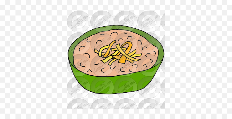 Refried Beans Picture For Classroom - Dish Emoji,Beans Clipart