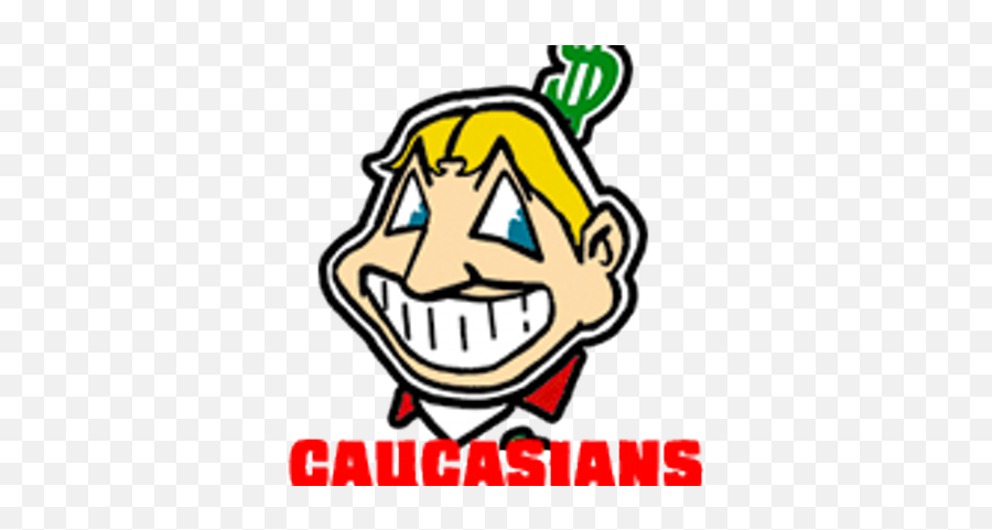Indians Chief Wahoo Logo - Cleveland Caucasians Emoji,Chief Wahoo Logo