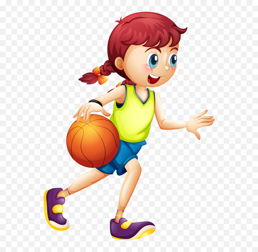 Party Clipart Basketball Party Basketball Transparent Free - Playing Basketball Cartoon Png Emoji,Clipart Basketball