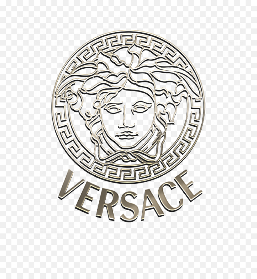 Versace Medusa Sticker - Versace Logo Png Emoji,Versace Logo Png