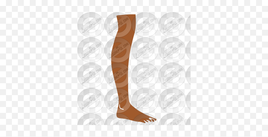 Leg Stencil For Classroom Therapy Use - Great Leg Clipart For Women Emoji,Leg Clipart