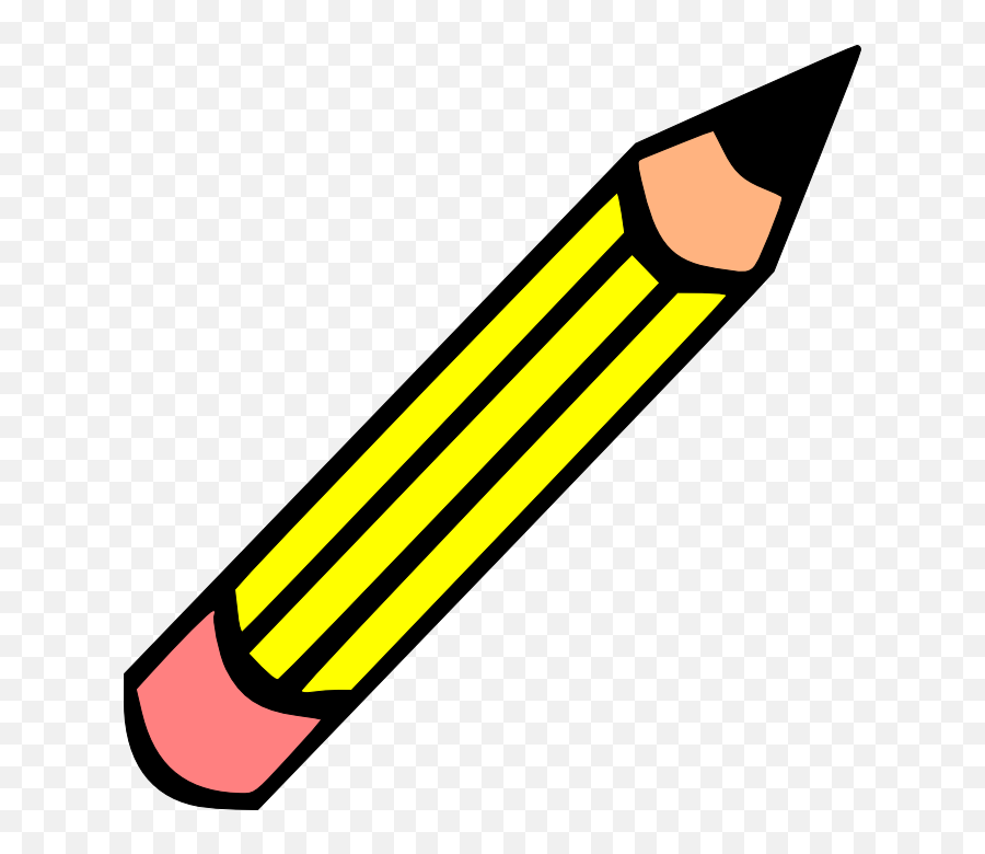 Pencil Clip Art Transparent - Pencil Clip Art Emoji,Pencil Clipart