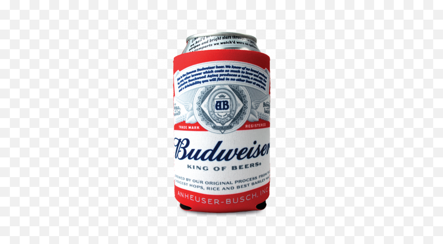 Download Hd Budweiser Coolie - Budweiser Beer 24 Fl Oz Transparent Png Png Budweiser Bottle Emoji,Budweiser Png