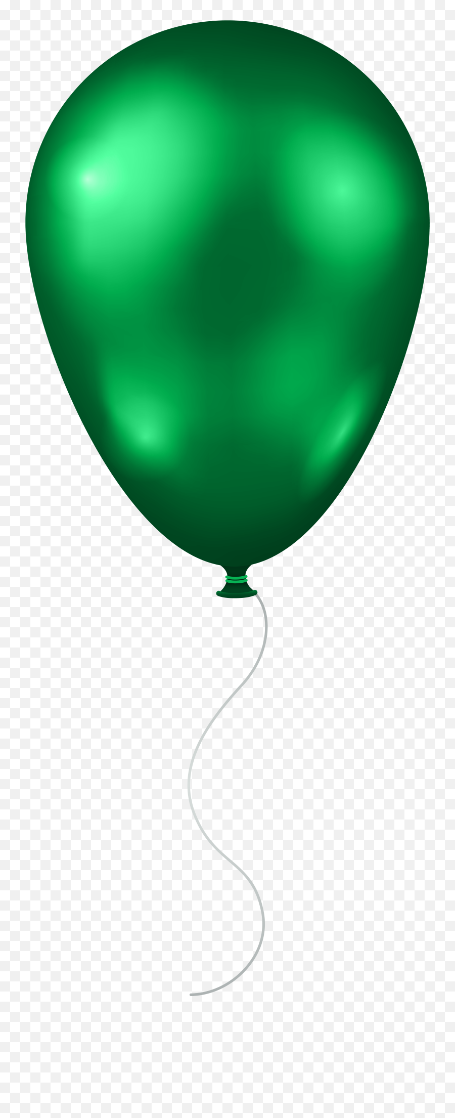 Green Balloon Transparent Png Clip Art - Transparent Background Green Balloon Clipart Emoji,Balloons Transparent Background