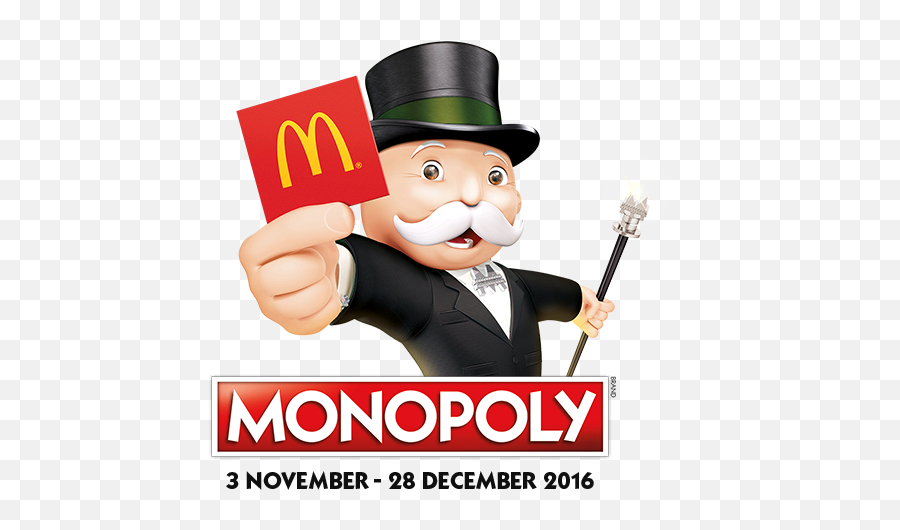 Download Hd Mcdonalds Singapore - Mcdonalds Monopoly Logo Emoji,Monopoly Png