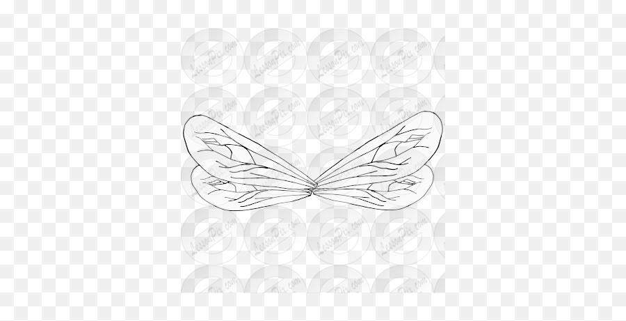 Insect Wings Picture For Classroom Therapy Use - Great Decorative Emoji,Wings Clipart
