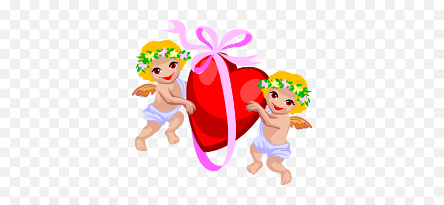 Download Valentines Day Clip Art Free Happy Valentineu0027s - Baby Cupid Girl Clipart Emoji,Happy Valentines Day Clipart