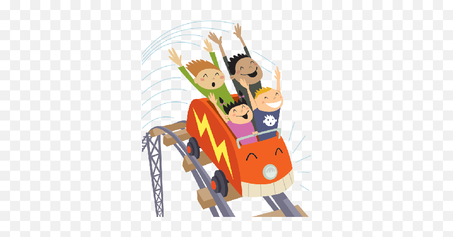 Roller Coaster 2 - Roler Coaster Excitingg Clipart Emoji,Roller Coaster Clipart