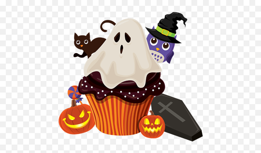 Download Halloween Candies In Witches Cauldron - Halloween Transparent Halloween Cake Clipart Emoji,Halloween Candy Clipart