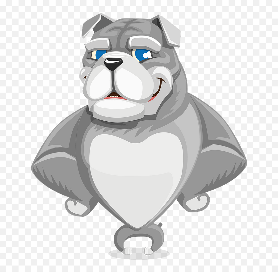 Muscle Bulldog Clipart Free Download Transparent Png Emoji,English Bulldog Clipart