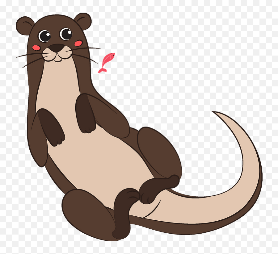 Otter Clipart - Otter Clipart Emoji,Otter Clipart