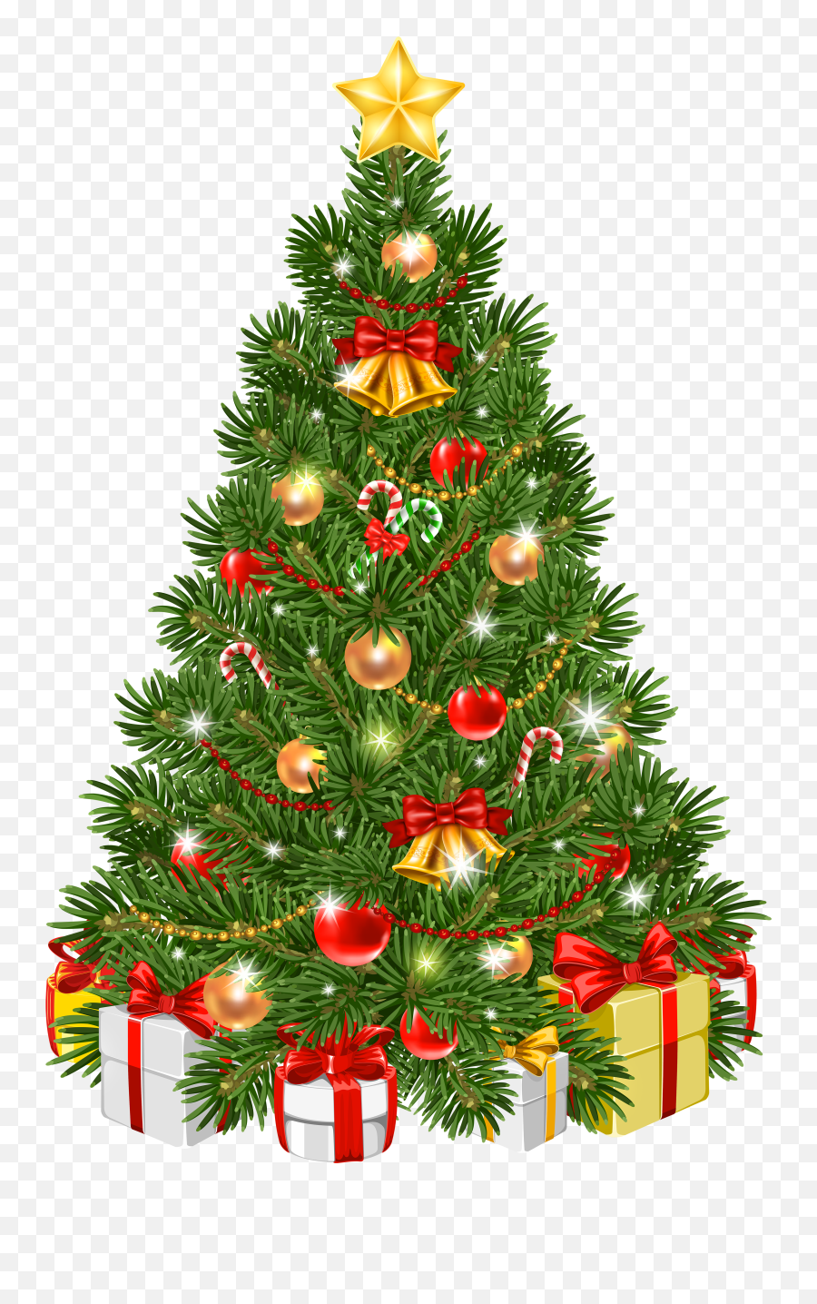Christmas Tree Decorations Png Free - Tree Christmas Decorations Png Emoji,Christmas Decorations Clipart