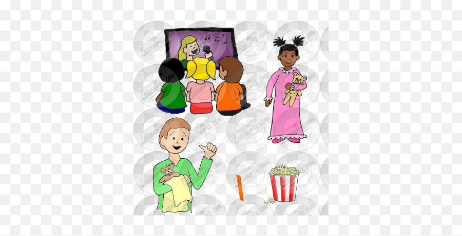 Pajama Day Picture For Classroom - Boy Emoji,Picture Day Clipart