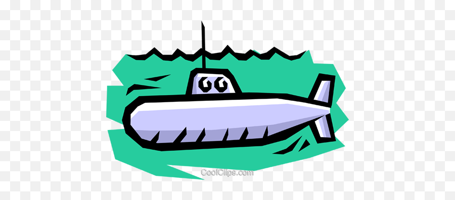 Submarine Royalty Free Vector Clip Art - Marine Architecture Emoji,Submarine Clipart