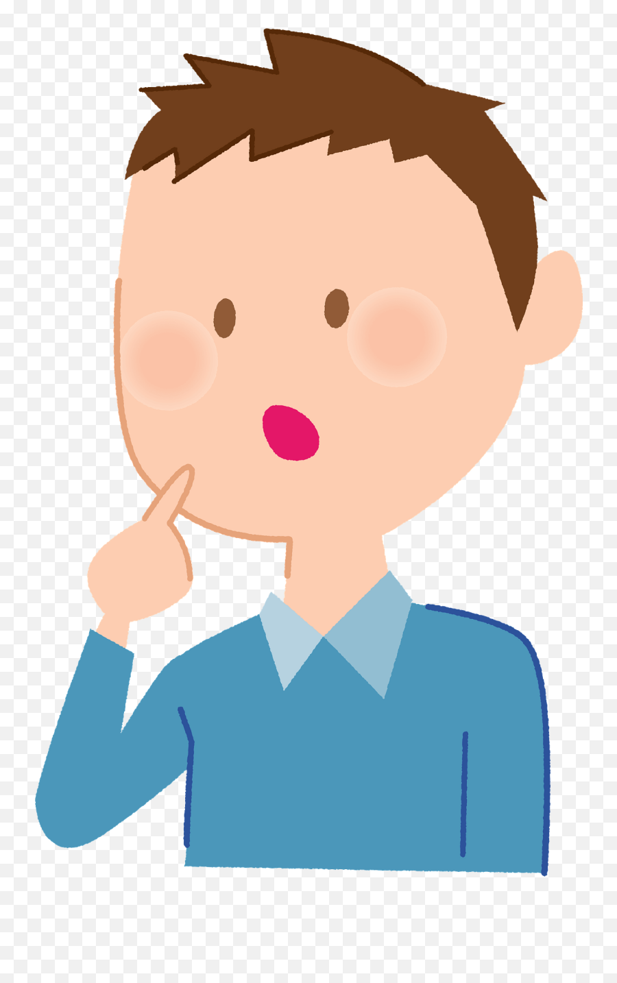 Seth Man Is Thinking Clipart Free Download Transparent Emoji,Thinking Clipart