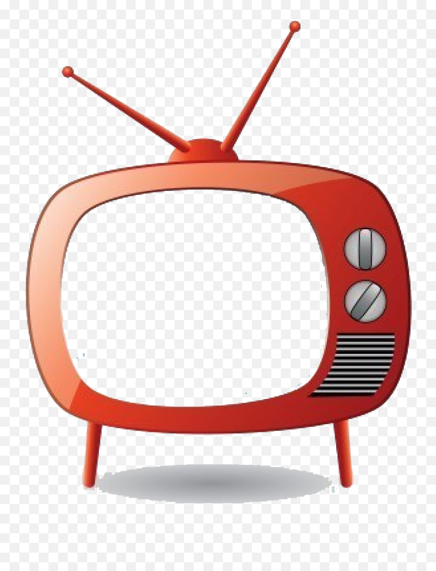 Television Clipart Red Tv Television Red Tv Transparent - Clipart Retro Tv Png Emoji,Television Clipart