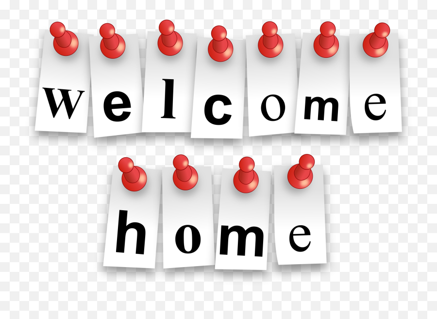 Welcome Home Notes - Free Clip Art Welcome Home Emoji,Welcome Back Clipart