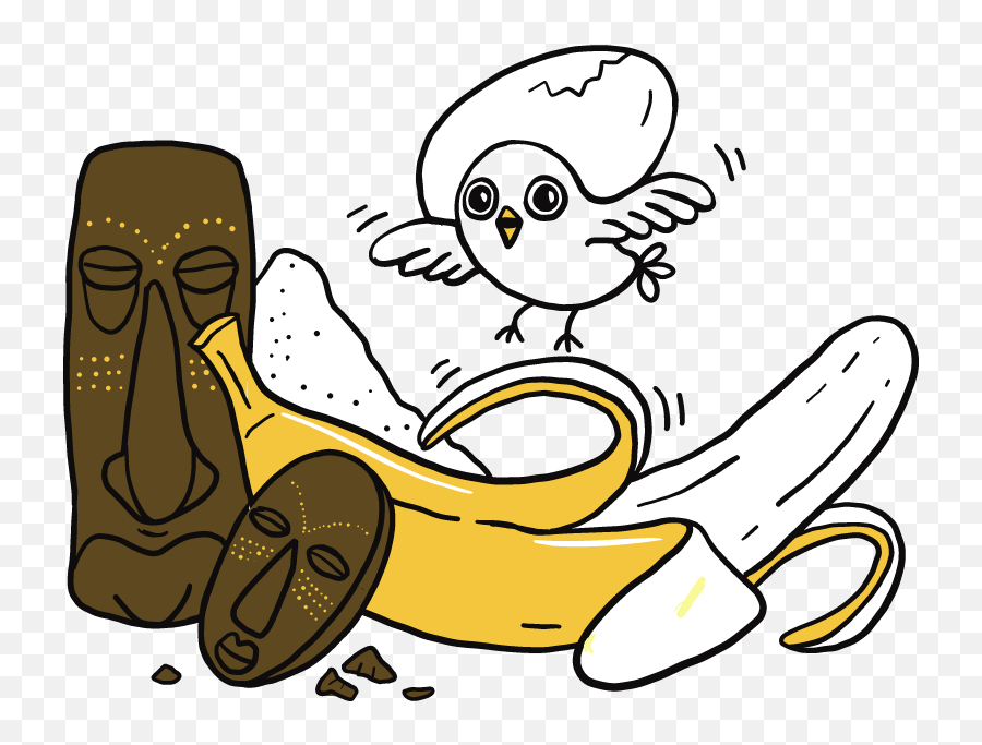 Banana Cake Recipe - Cartoon Transparent Cartoon Jingfm Fictional Character Emoji,Recipe Clipart