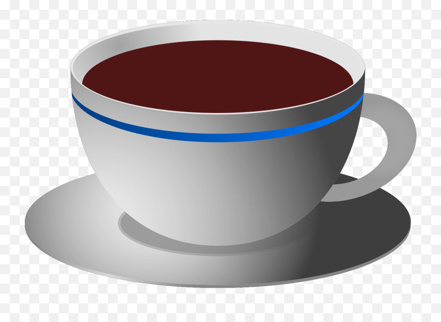 Coffee Cup Svg Vector Coffee Cup Clip Art - Svg Clipart Saucer Emoji,Coffee Cup Clipart