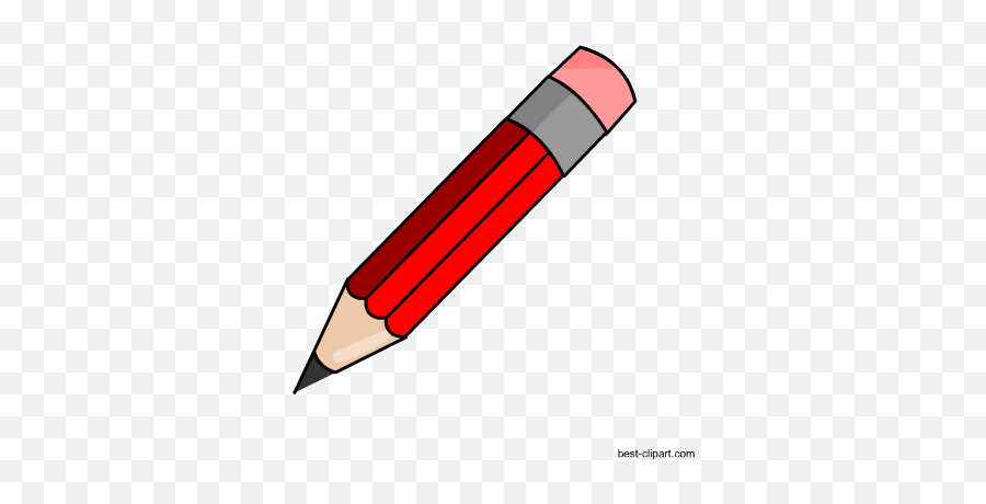 Free Pencil Clip Art - Red Pencils Clip Art Emoji,Pencil Clipart