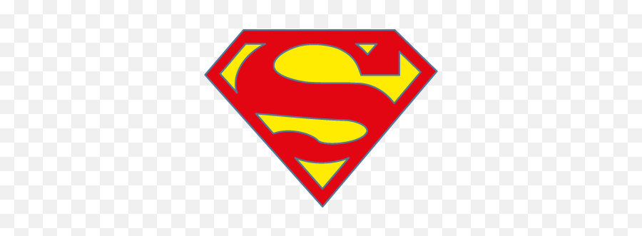 Superman Fiction Vector Logo Emoji,Superman Logo Vector