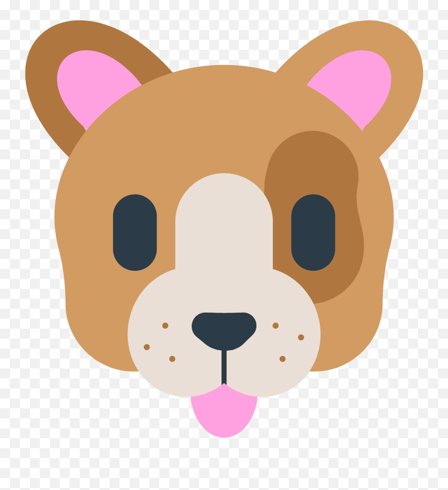 Dog Face Emoji Clipart - Mozilla Dog Emoji,Dog Face Clipart