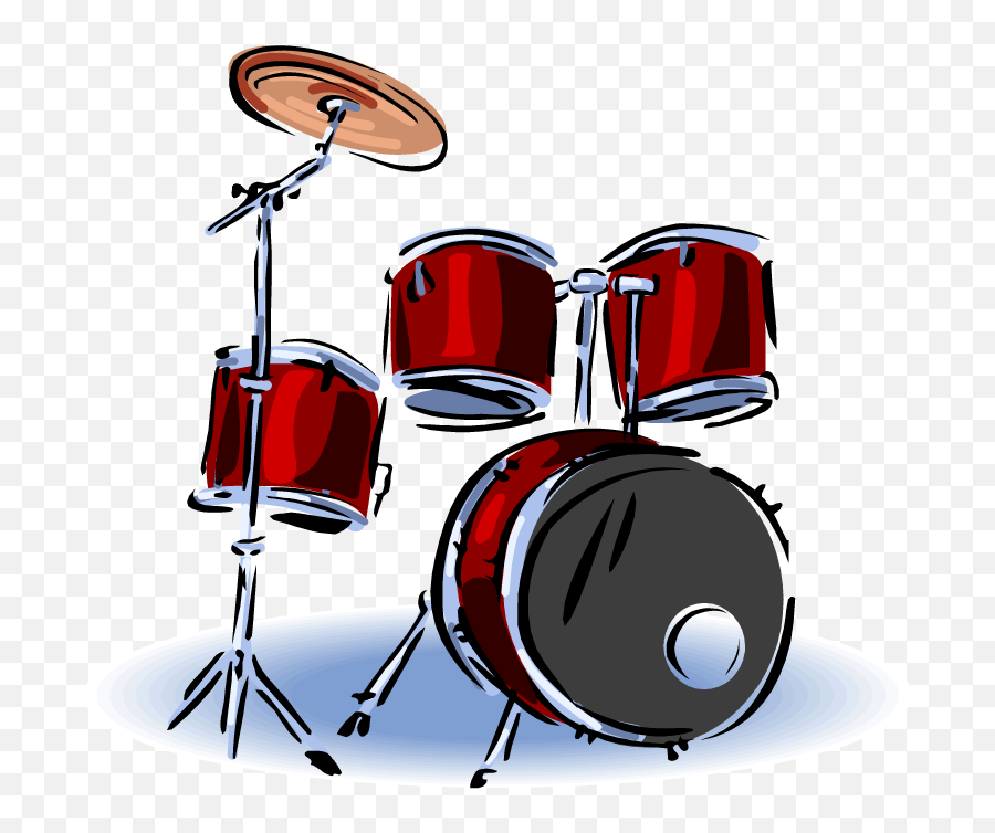 Background Music Clipart High Quality Cliparts - Transparent Drums Cartoon Emoji,Music Clipart Transparent