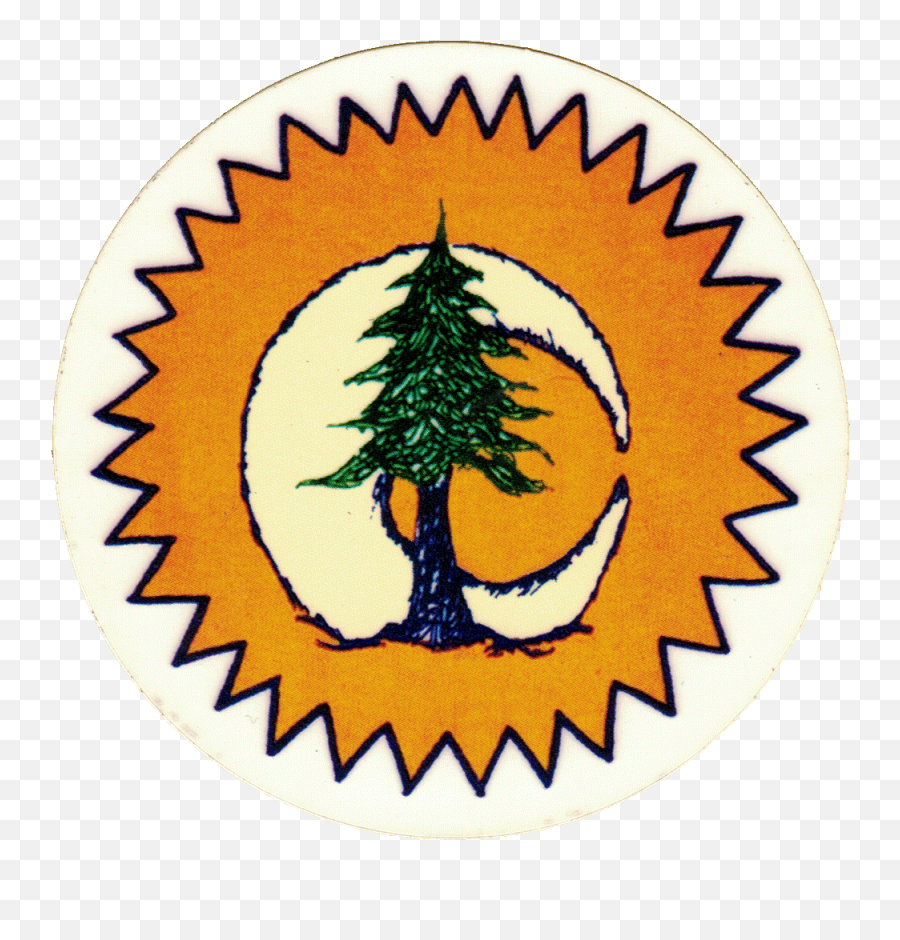 Sun Moon Pine Tree Clipart - Full Size Clipart 3089554 Vectorstock Optical Illusion Emoji,Pine Tree Clipart