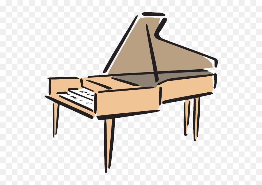 Piano Musical Keyboard Clip Art - Piano Png Download 600 Clip Art Piano Transparent Background Emoji,Grand Piano Clipart