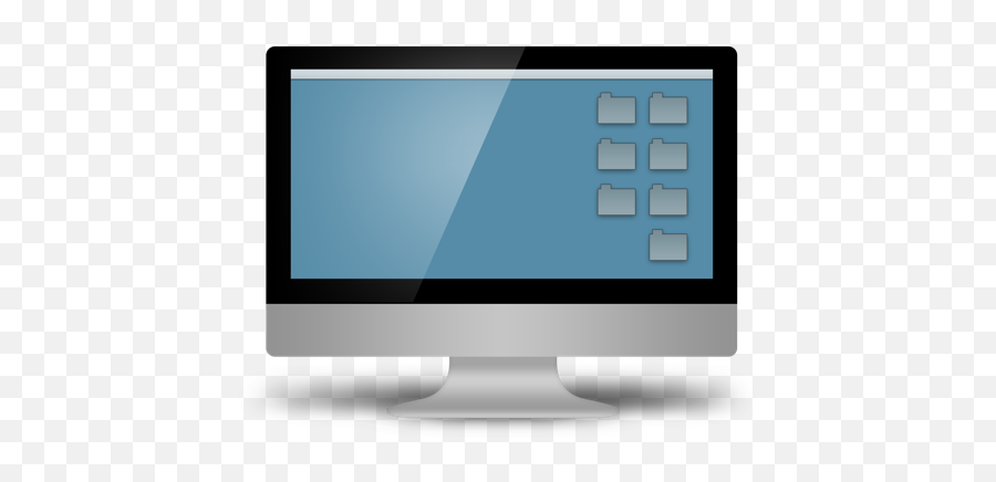 Desktop Computer Icon Png - Desktop Icon For Ppt Emoji,Computer Icon Transparent