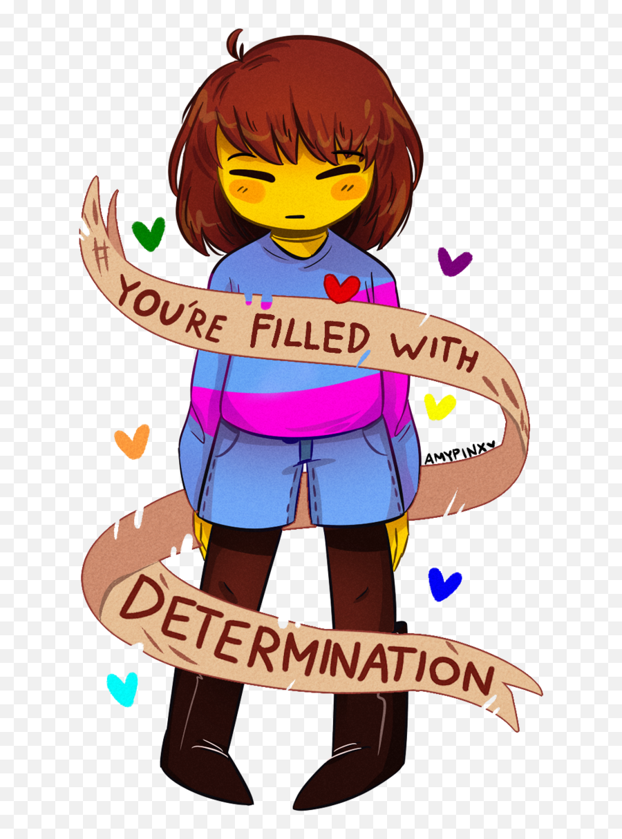 You Are Filled With Determination Frisk Emoji,Frisk Transparent