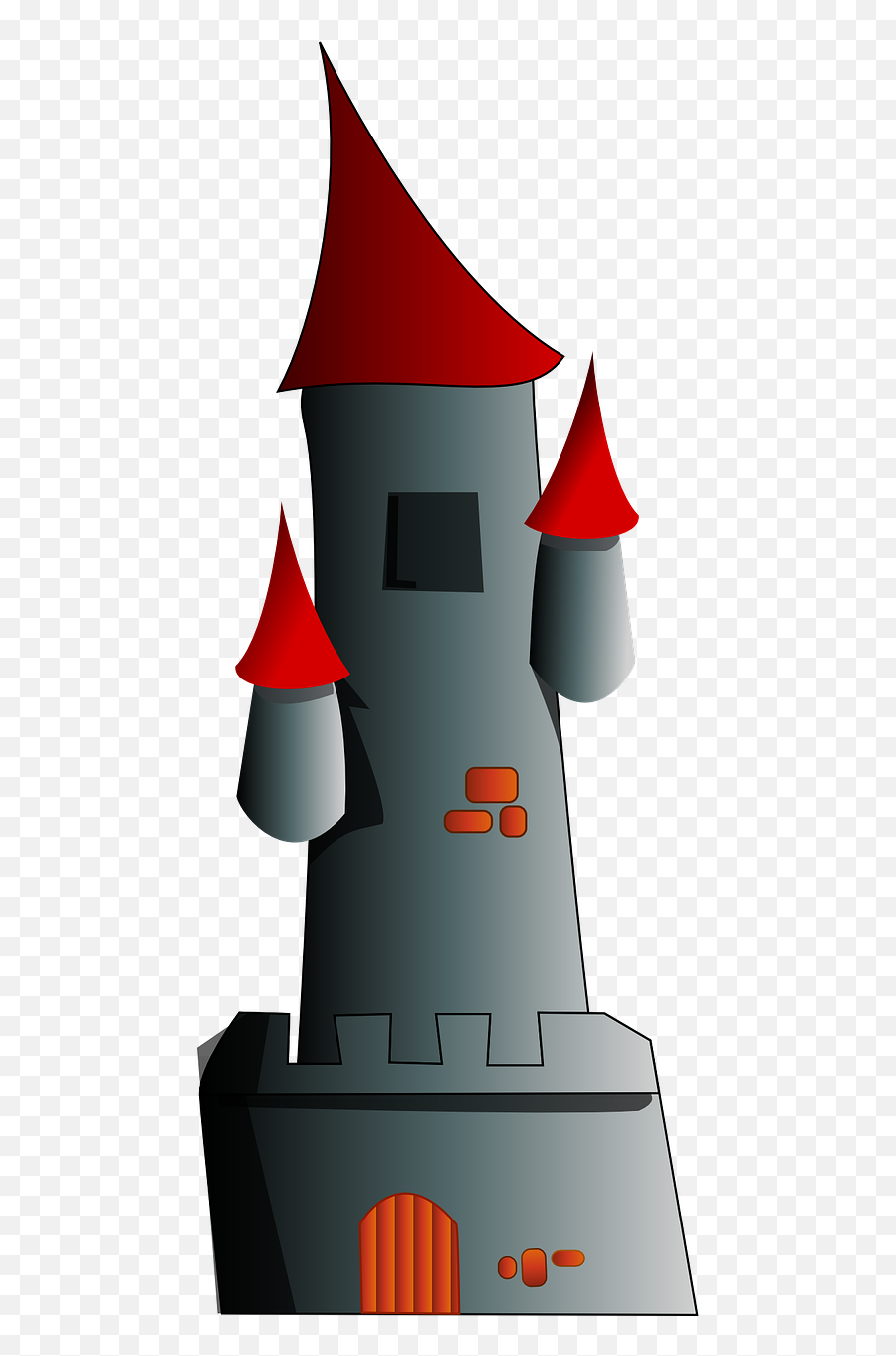 Tower Fortress Castle - Free Vector Graphic On Pixabay Emoji,Tangled Clipart