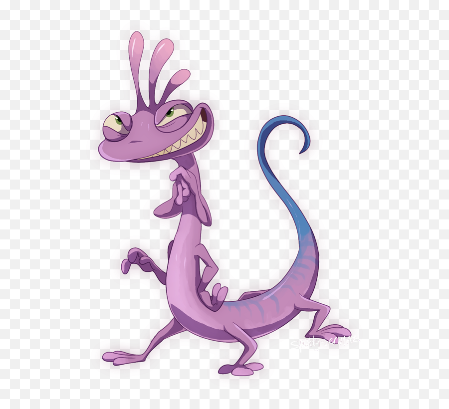 Monsters Inc Purple Lizard Png File Png Mart Emoji,Salamander Clipart