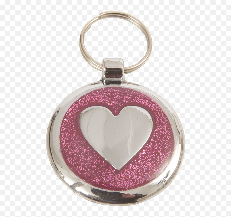 Luxury Designer Dog Tag Glitter Pink Heart Shimmer - Pet Tag Emoji,Dog Tag Clipart