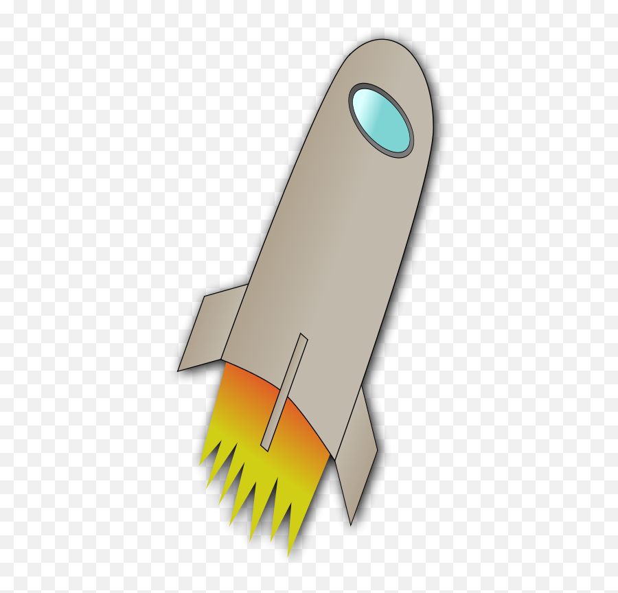 Free Clip Art Space Rocket Whit Fire By Samden Emoji,Free Rocket Clipart